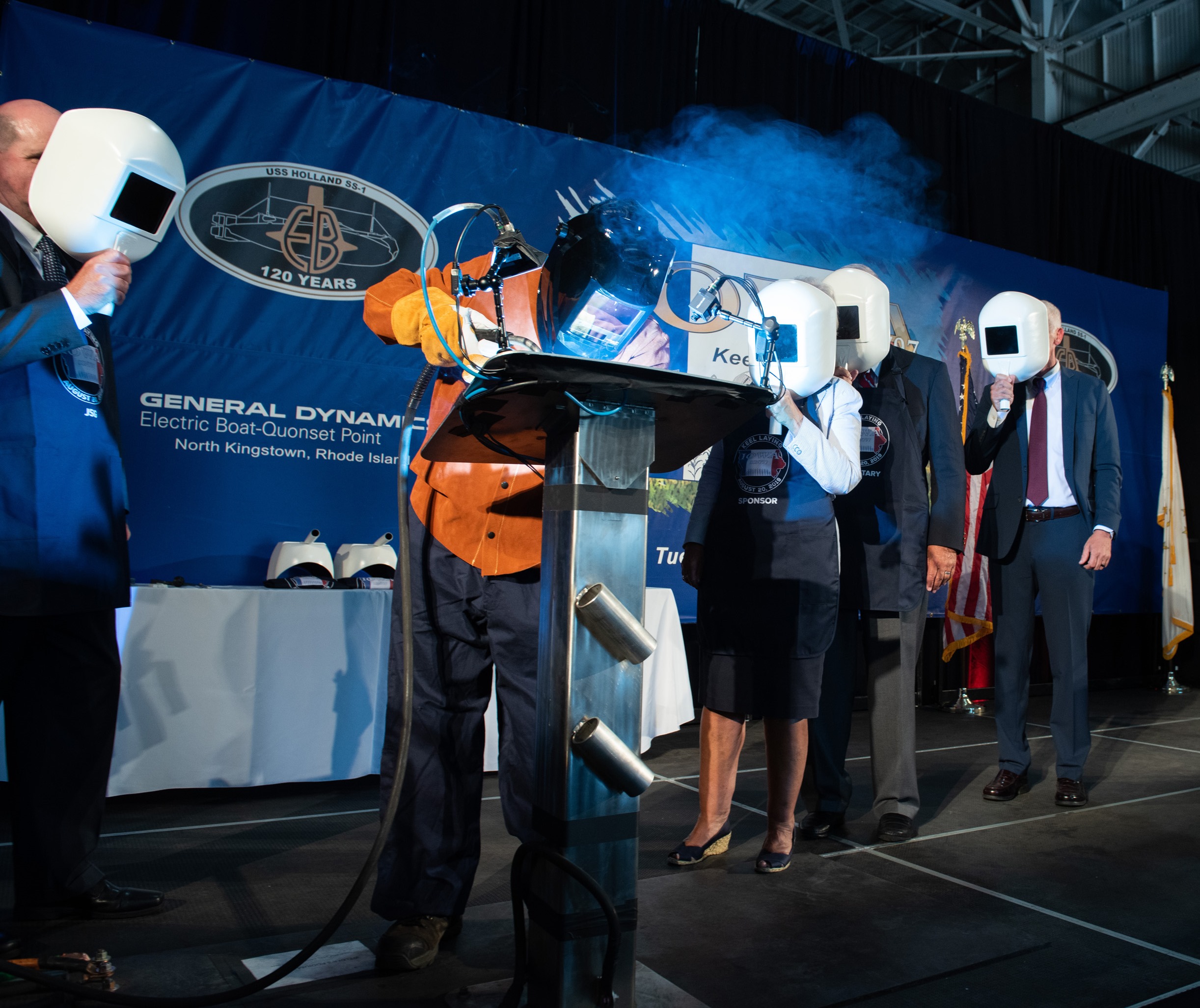 You are currently viewing August 21, 2019 –  Photo Highlights; SSN 797 Iowa Keel Laying