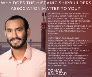 Read more about the article October 13, 2020 – Meet an HSA Member: Tomas Salazar
