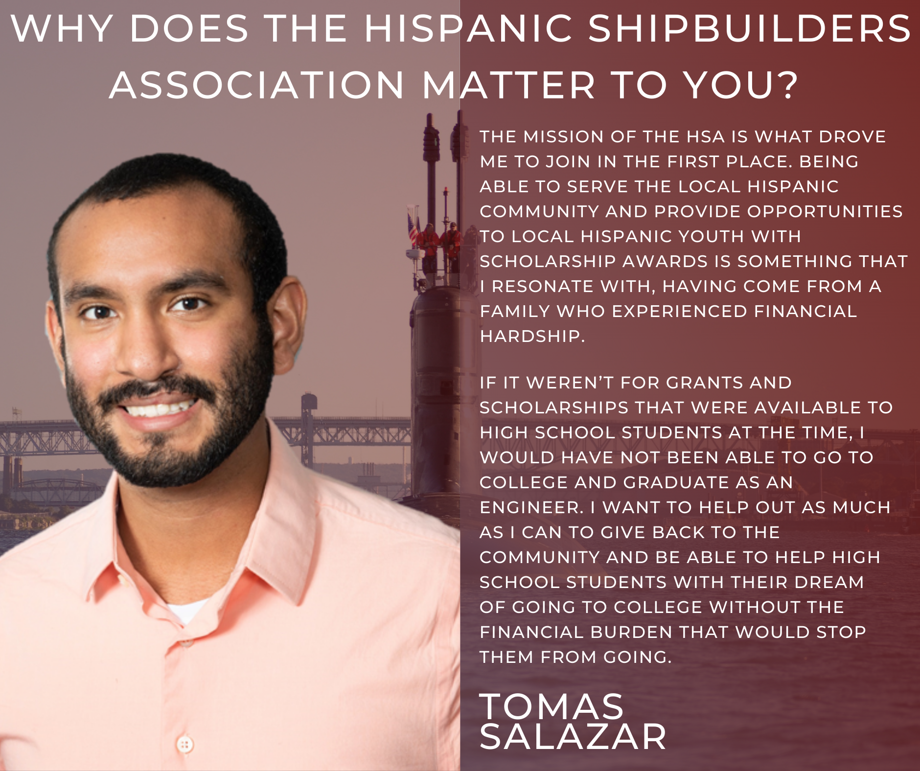 You are currently viewing October 13, 2020 – Meet an HSA Member: Tomas Salazar