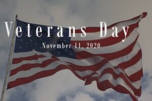Read more about the article November 10, 2020 – Observing Veterans Day 2020