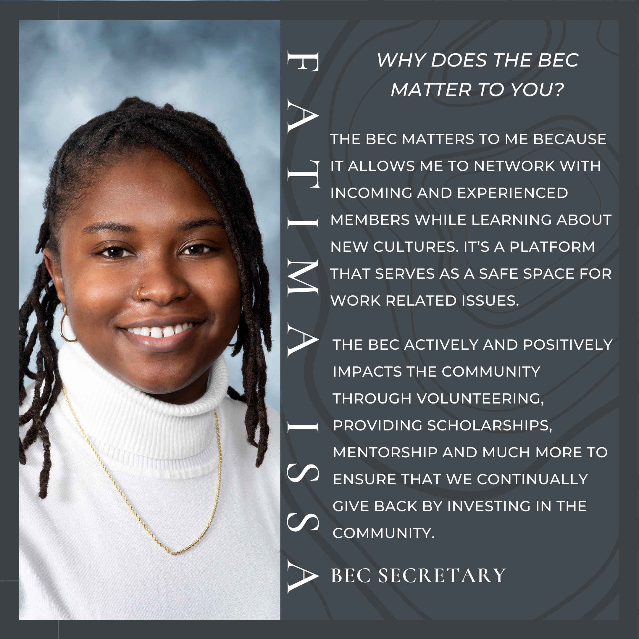 You are currently viewing February 4, 2021 – Black History Month 2021: Meet a BEC Executive Board Member