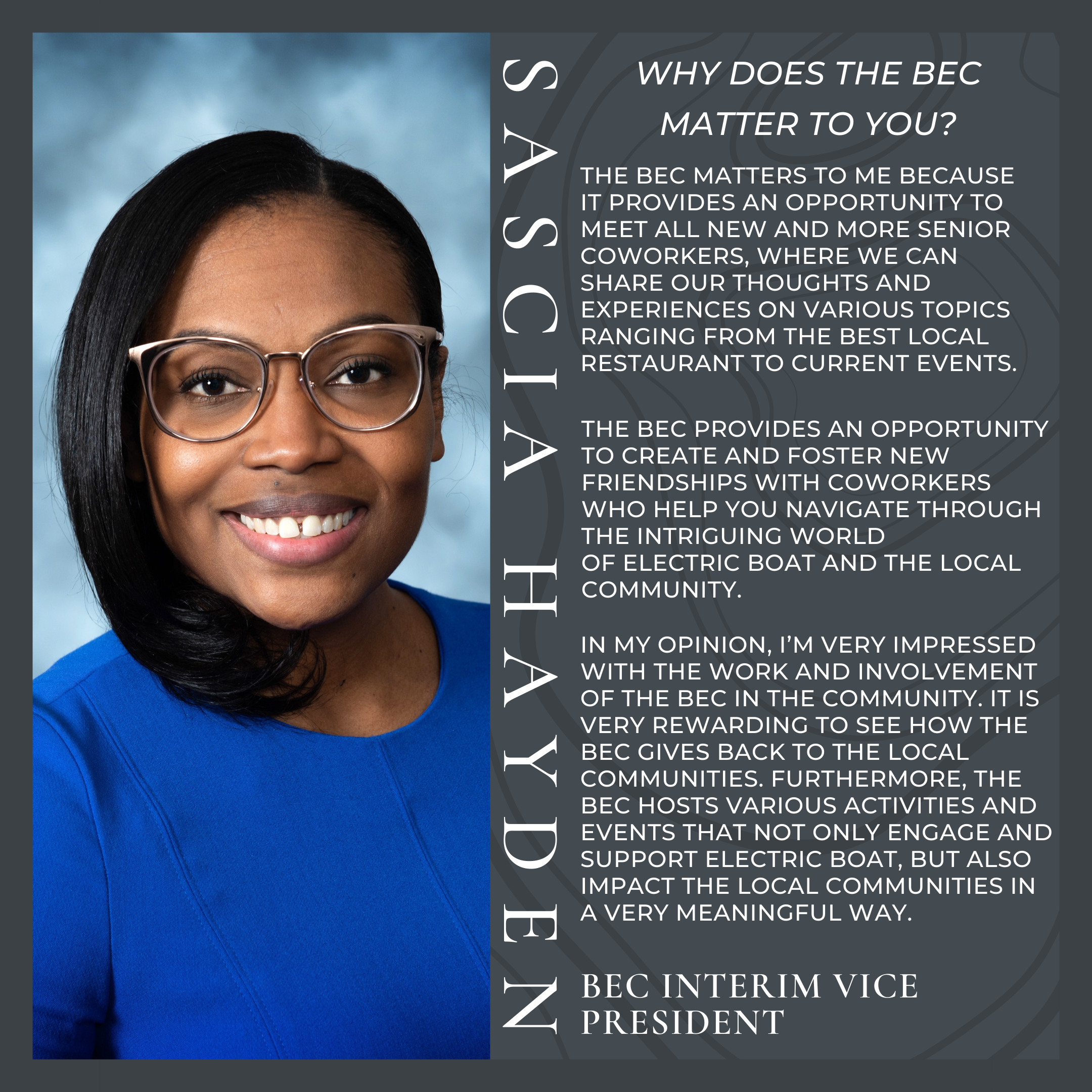 You are currently viewing February 26, 2021 – Black History Month 2021: Meet a BEC Executive Board Member