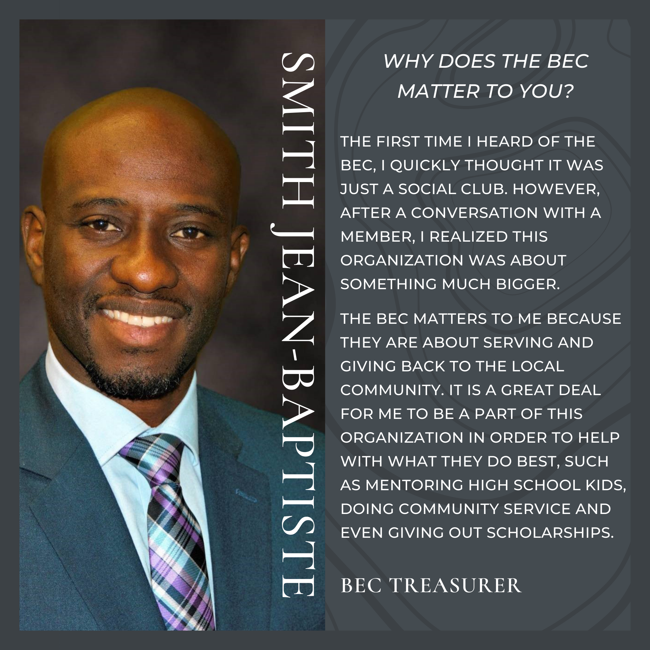 You are currently viewing February 1, 2021 – Black History Month 2021: Meet a BEC Executive Board Member