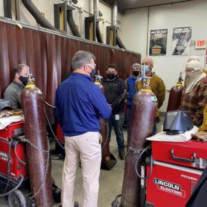 Read more about the article February 25, 2021 – Graney Visits EB Pipeline Programs at New England Tech