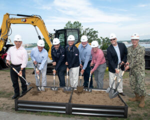 Read more about the article June 22, 2021 – EB’s FMP Team Breaks Ground on Building 604 in Groton