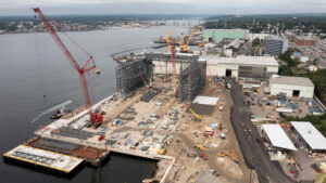 Read more about the article October 1, 2021 – EB Makes Progress on Groton, CT Expansion Supporting Columbia Class