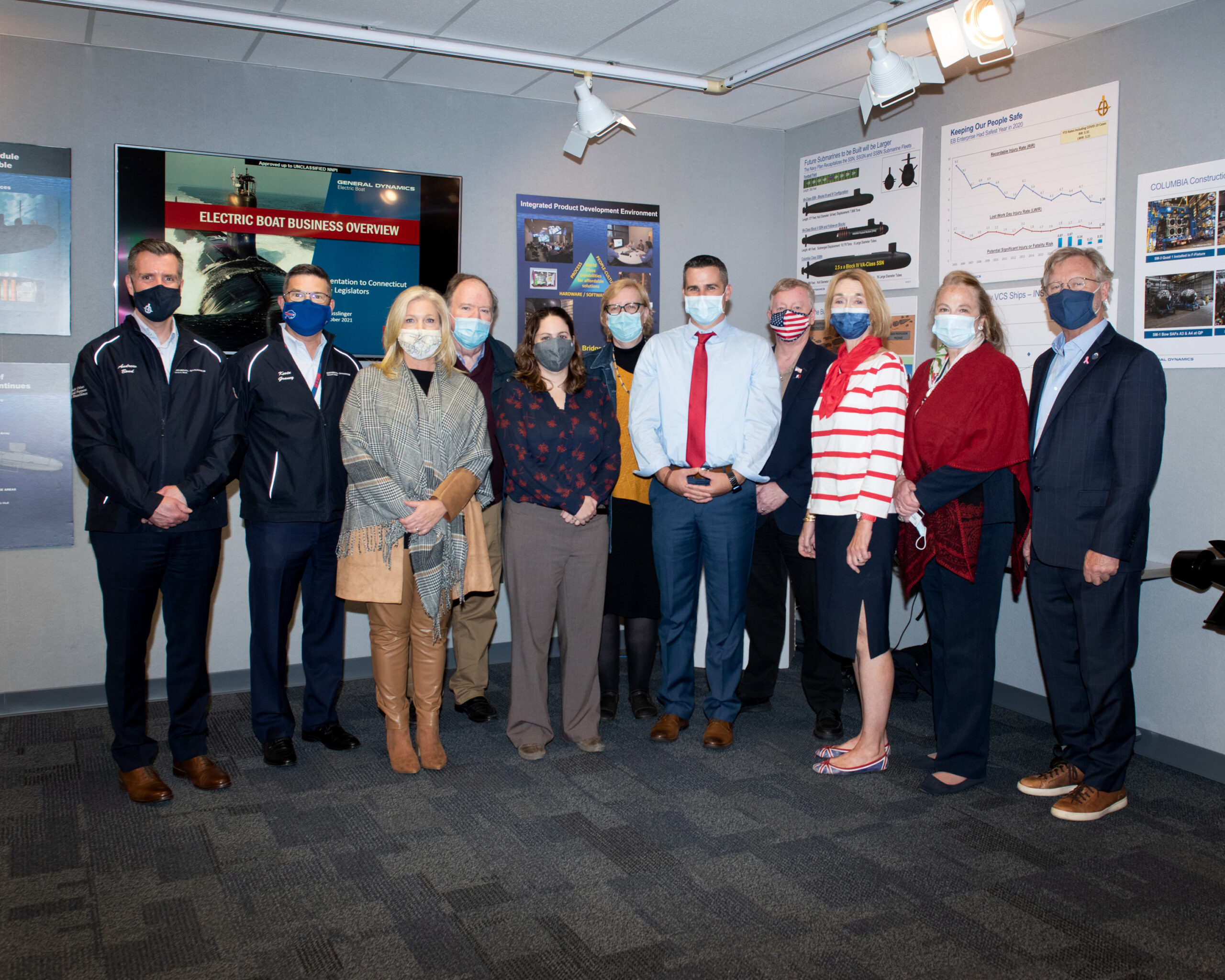 You are currently viewing October 28, 2021 –  Electric Boat Welcomes Members of Connecticut State Delegation