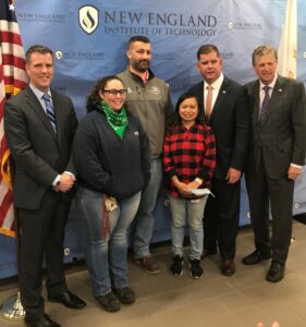 Read more about the article November 4, 2021 – U.S. Secretary of Labor Marty Walsh Visits New England Institute of Technology