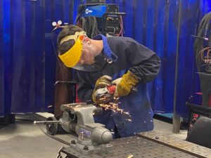 Read more about the article Students Compete and Connect at RI Maritime Welding Event