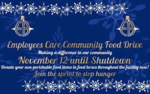 Read more about the article A Message from Mark Rayha—EB Community Food Drive