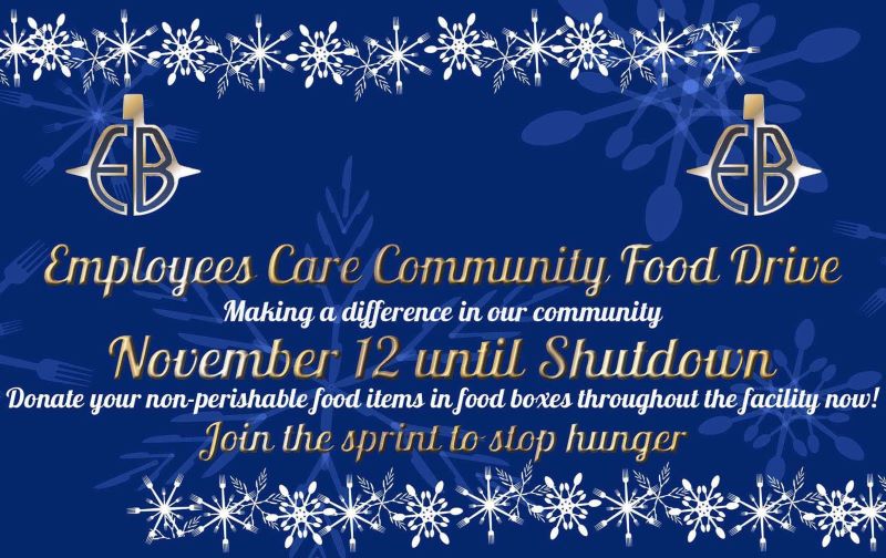 You are currently viewing A Message from Mark Rayha—EB Community Food Drive